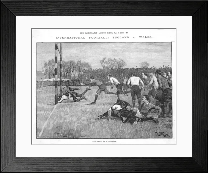 Framed Print : England V Wales Rugby Framed Print : England V Wales Rugby