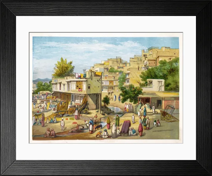 Framed Print : Pakistan / Peshawar 1857 Framed Print : Pakistan / Peshawar 1857