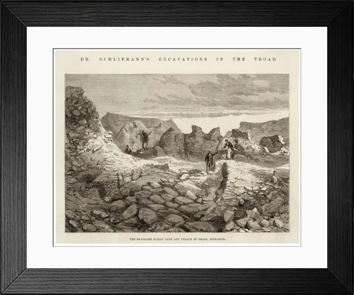 Framed Print : Schliemanns Excavations Framed Print : Schliemanns Excavations