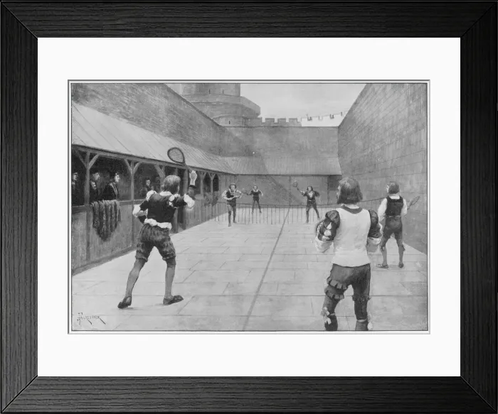 Framed Print : Windsor Real Tennis 1500 Framed Print : Windsor Real Tennis 1500