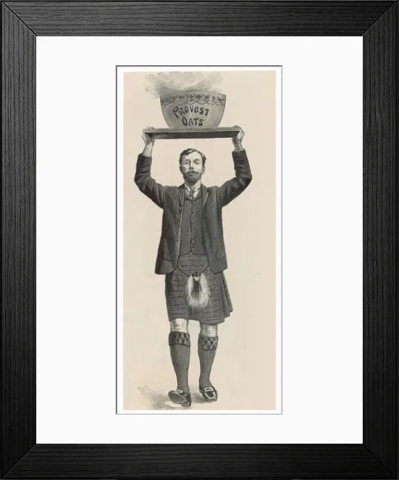 Framed Print : Racial  /  Scotsman  /  Porridge