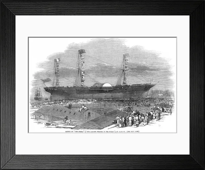 Framed Print : Persia Launched Framed Print : Persia Launched