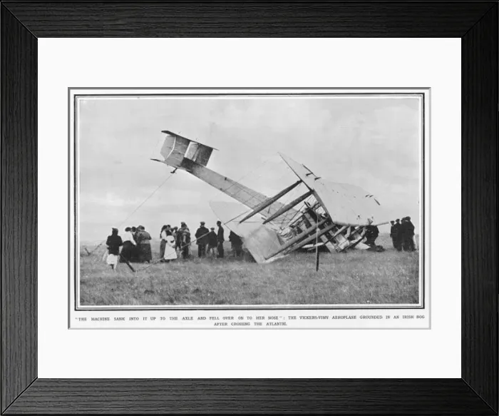 Framed Print : Alcock & Brown - 3