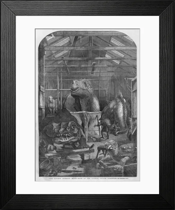 Framed Print : Sculpting Animals Framed Print : Sculpting Animals