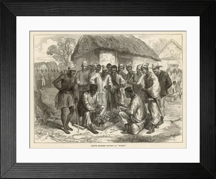Framed Print : West African Game: Warry Framed Print : West African Game: Warry