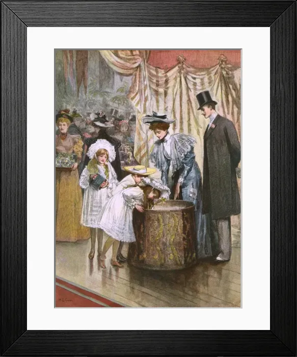 Framed Print : Lucky Dip / The Bran Tub Framed Print : Lucky Dip / The Bran Tub