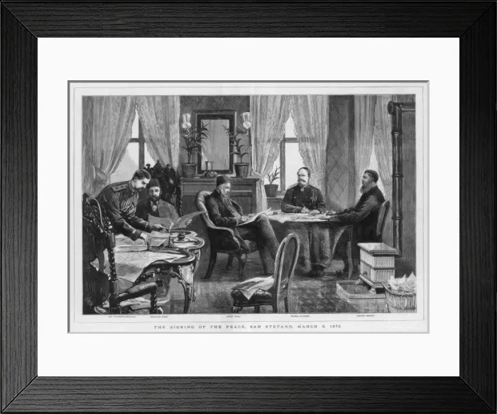 Framed Print : Peace  /  Turks & Russians