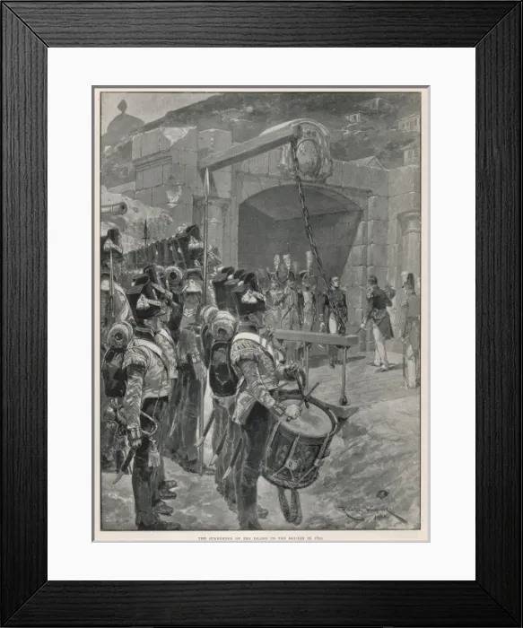 Framed Print : British in Mauritius