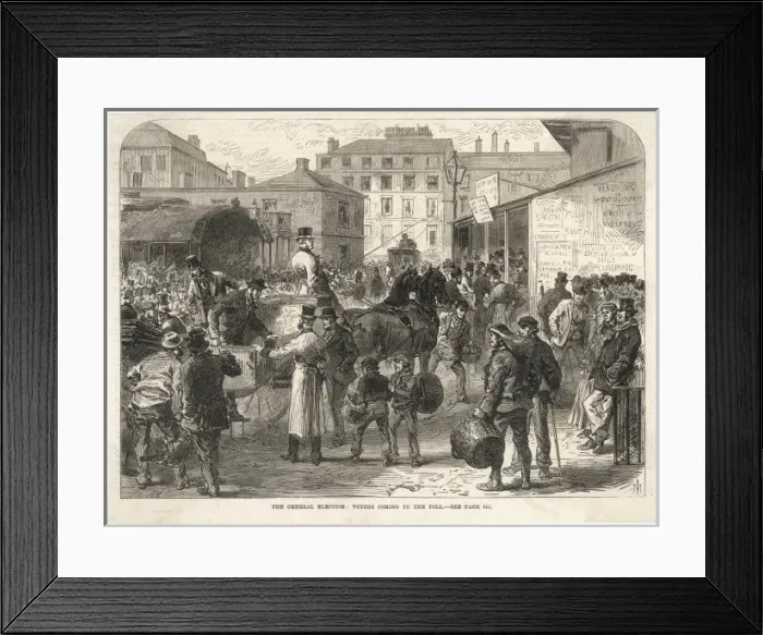 Framed Print : Voting  /  General Election