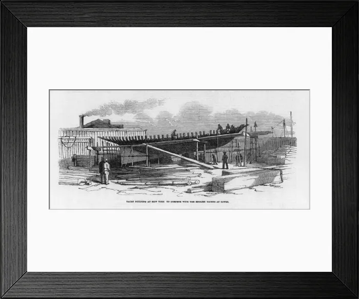 Framed Print : THE AMERICA BUILT Framed Print : THE AMERICA BUILT