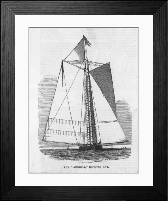 Framed Print : THE AMERICA BOOMING