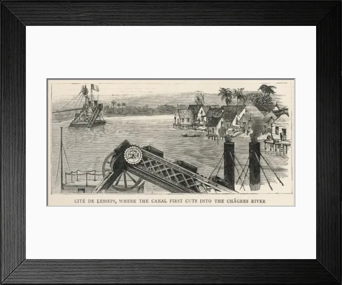 Framed Print : Cite De Lesseps