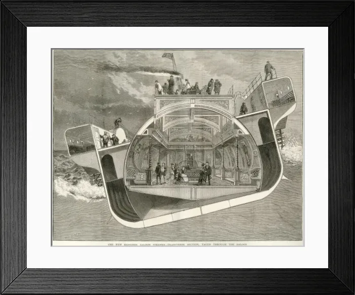 Framed Print : Section of the Bessemer Framed Print : Section of the Bessemer