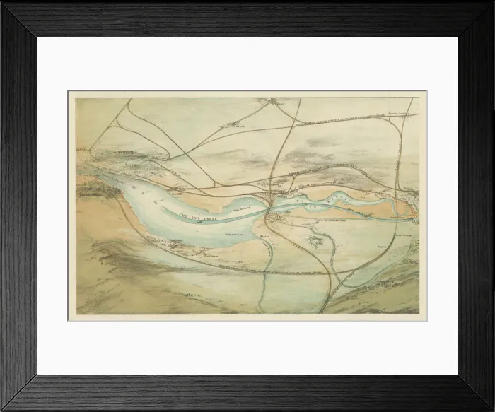 Framed Print : Manchester Ship Canal 1 Framed Print : Manchester Ship Canal 1