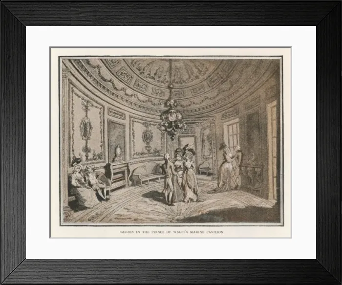 Framed Print : Social  /  Brighton Pavilion