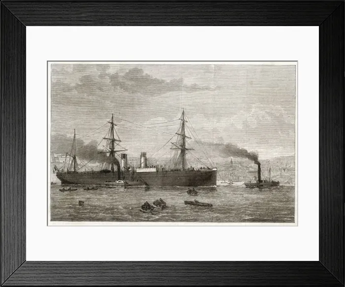 Framed Print : AMERIQUE STEAMSHIP