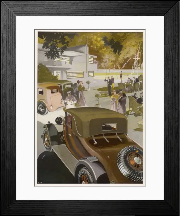 Framed Print : SOCIAL / COUNTRY CLUB 20C Framed Print : SOCIAL / COUNTRY CLUB 20C