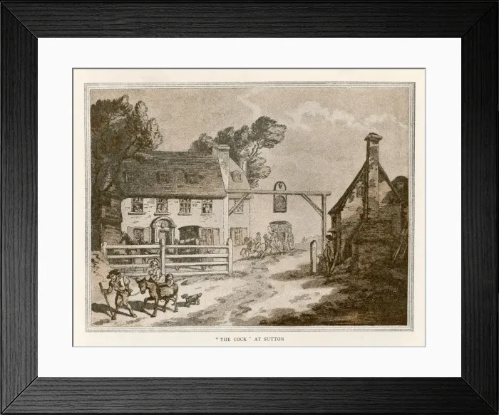 Framed Print : COACH AT SUTTON Framed Print : COACH AT SUTTON