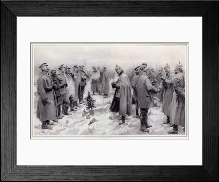 Framed Print : Christmas Truce 1914 / Ww1 Framed Print : Christmas Truce 1914 / Ww1
