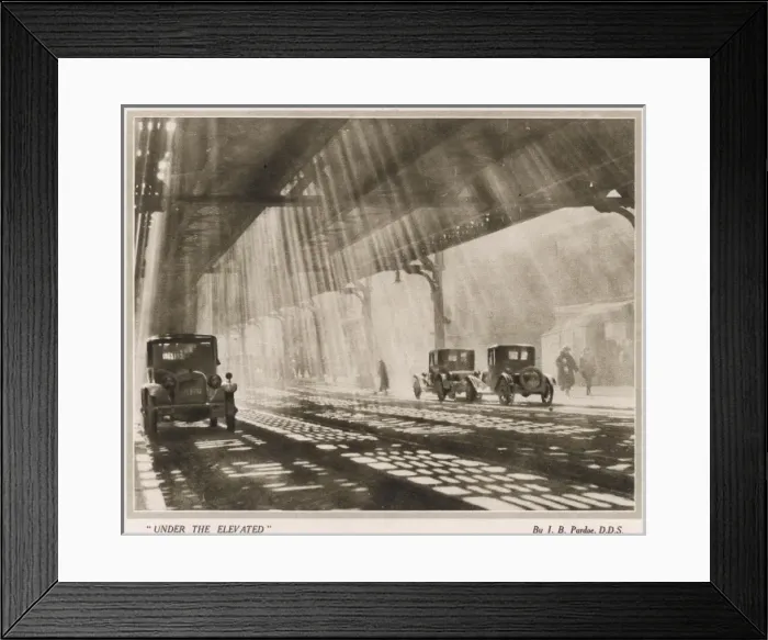 Framed Print : New York  /  Under Bridge