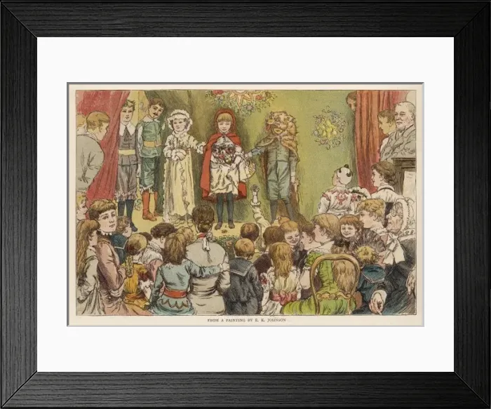 Framed Print : Children  /  Red Riding Hood