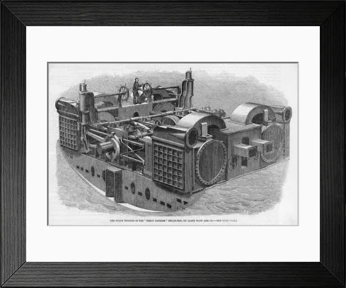 Framed Print : Great Easterns Engines