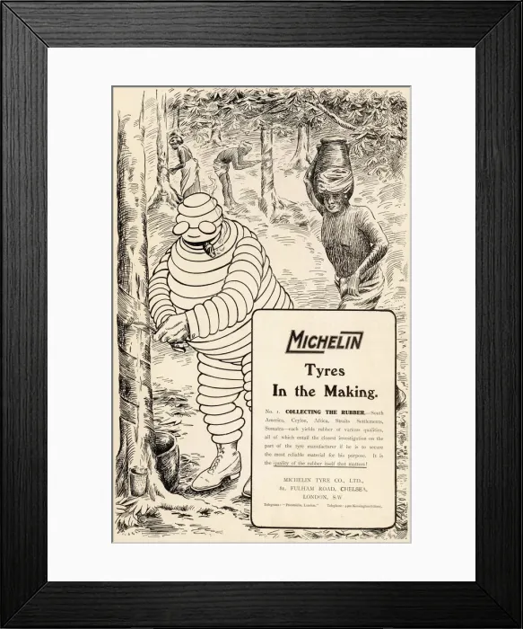 Framed Print : Michelin Tyre Advert Framed Print : Michelin Tyre Advert