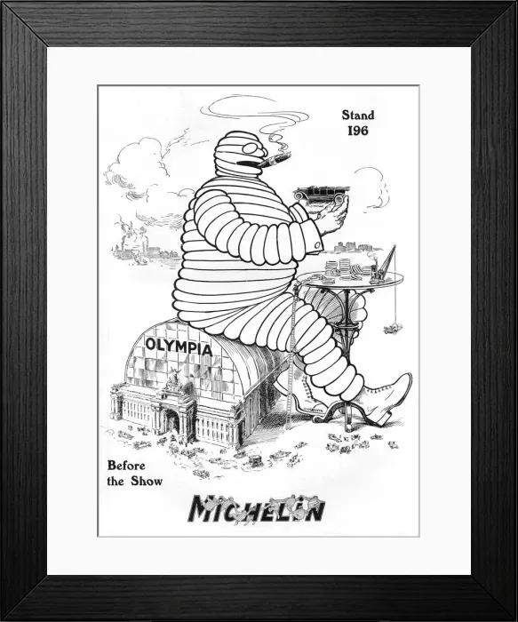 Framed Print : Michelin Tyre Advert Framed Print : Michelin Tyre Advert