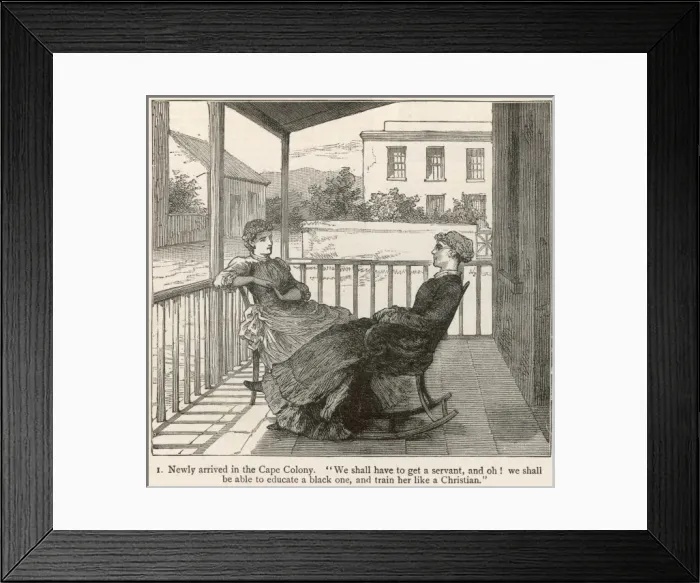 Framed Print : African Servant 1 Framed Print : African Servant 1