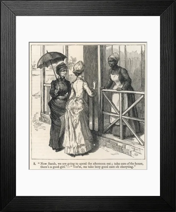 Framed Print : African Servants 8 Framed Print : African Servants 8