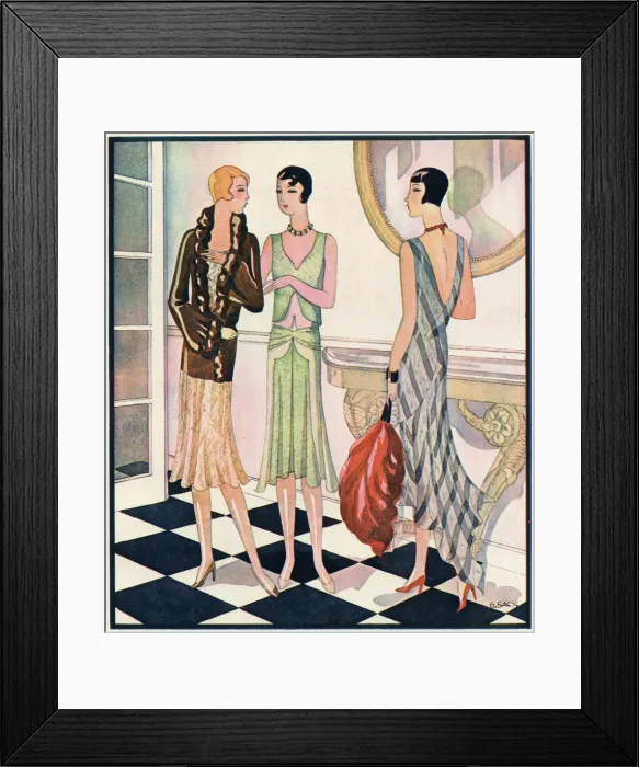 Framed Print : SOCIAL / NIGHTLIFE 1929 Framed Print : SOCIAL / NIGHTLIFE 1929