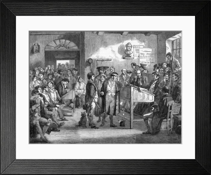 Framed Print : Irish Petty Sessions