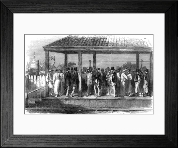 Framed Print : Indian Railway Station Framed Print : Indian Railway Station