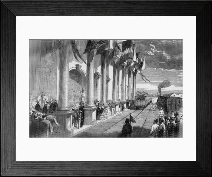 Framed Print : Madras Railway Opens Framed Print : Madras Railway Opens