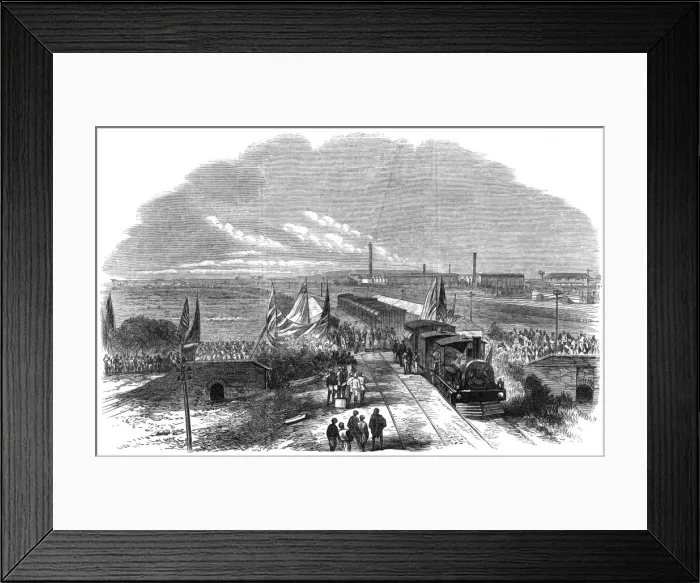 Framed Print : Duke by Train, India Framed Print : Duke by Train, India