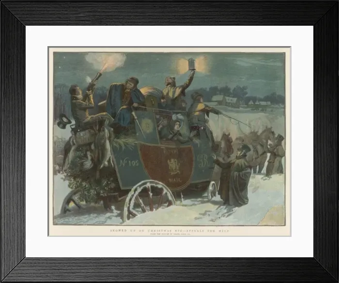 Framed Print : Snowbound on Xmas Eve Framed Print : Snowbound on Xmas Eve