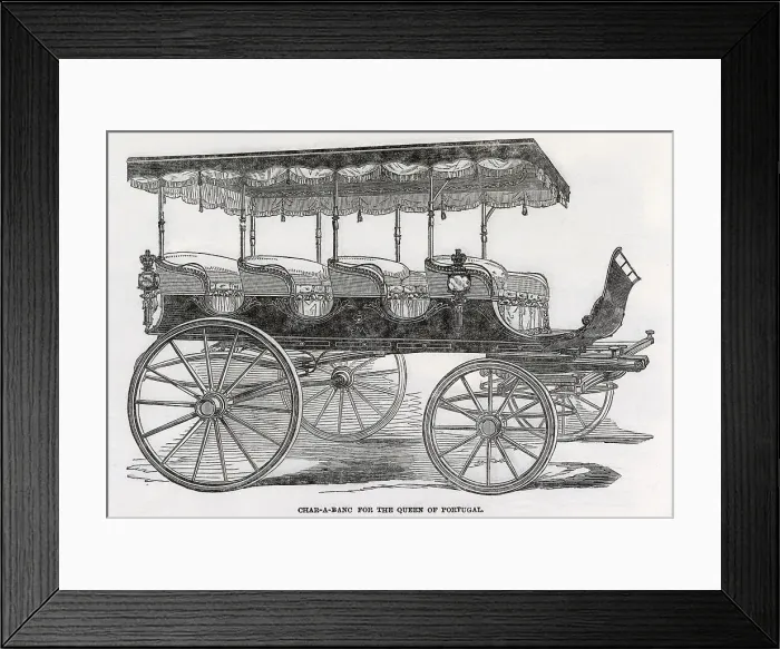 Framed Print : ROYALLY-OWNED CHARABANC Framed Print : ROYALLY-OWNED CHARABANC