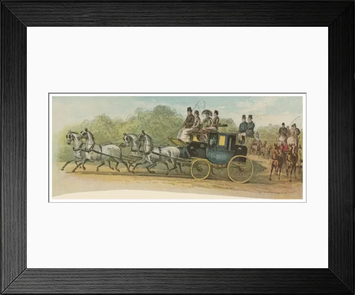 Framed Print : Sir T Peytons Coach Framed Print : Sir T Peytons Coach