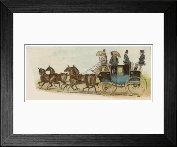 Framed Print : Mr Oakleys Coach Framed Print : Mr Oakleys Coach