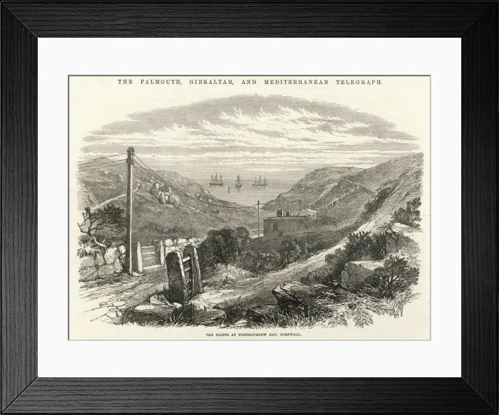Framed Print : Porthcurno Cable Station Framed Print : Porthcurno Cable Station