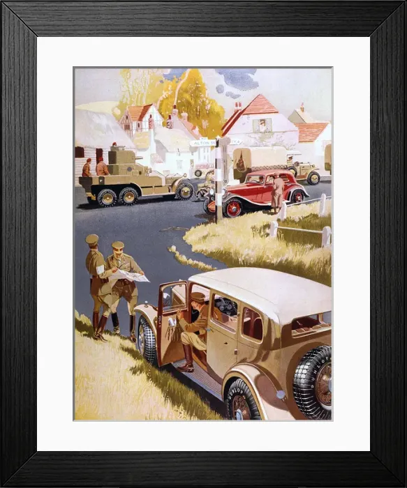 Framed Print : Soldiers Lose their Way
