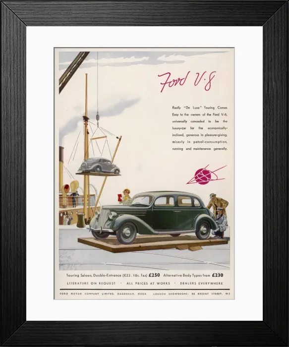 Framed Print : Taking Car on Ferry Framed Print : Taking Car on Ferry