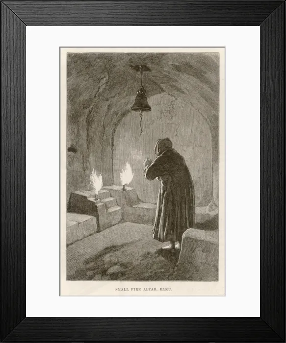 Framed Print : Zoroastrianism / Altar Framed Print : Zoroastrianism / Altar