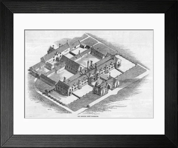 Framed Print : Canterbury Union Workhouse proposal Framed Print : Canterbury Union Workhouse proposal