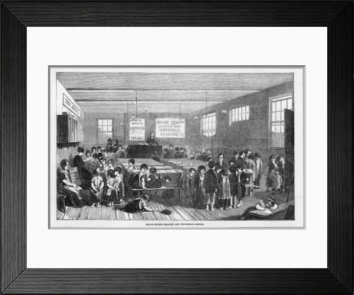 Framed Print : Ragged School 1853 Framed Print : Ragged School 1853