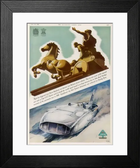 Framed Print : Eyston Thunderbolt 1938 Framed Print : Eyston Thunderbolt 1938