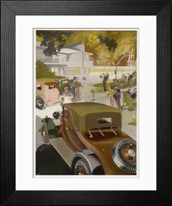 Framed Print : Social / Country Club 20C Framed Print : Social / Country Club 20C