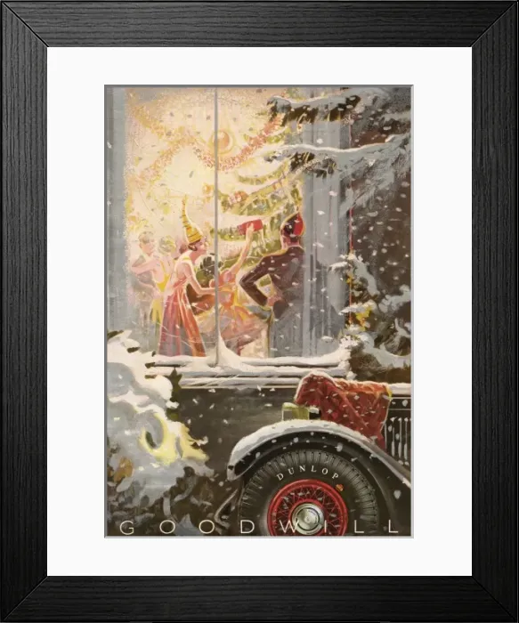 Framed Print : Dunlop Tyre Advert 20