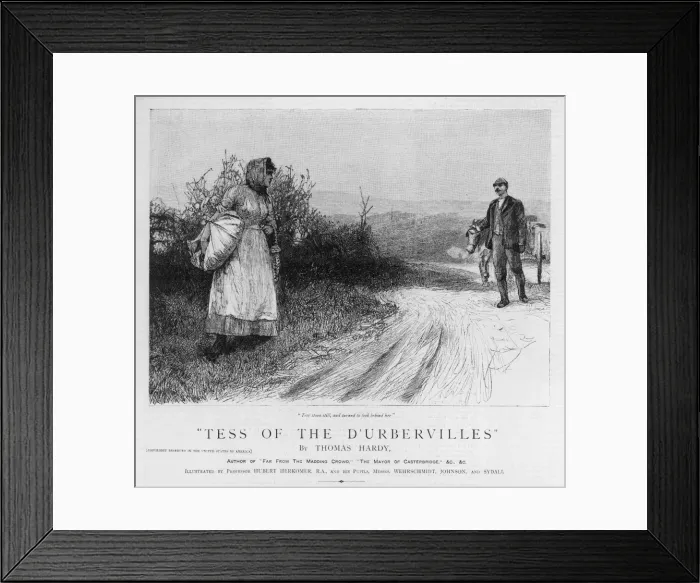 Framed Print : Hardy  /  Tess D urbervilles