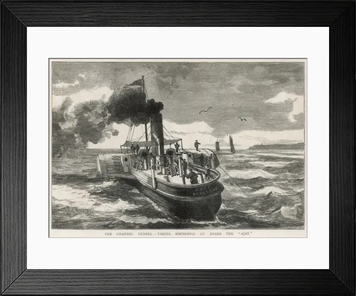 Framed Print : Ajax Takes Soundings Framed Print : Ajax Takes Soundings